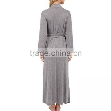 Wholesale Soft Cool Long Sleeve Women Modal Bathrobe photo-3