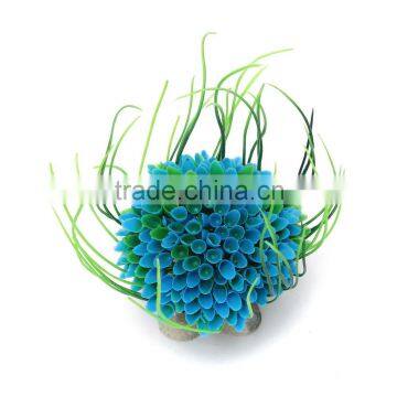 New 13.5x9x7cm Aquarium Artificial Aquatic Grass Plants Fish Tank Ornament Plant Decoration photo-2
