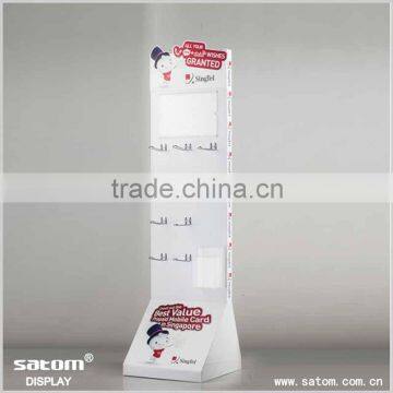Free Design Custom-made Metal/Acrylic Display Shelf For Supermarket Promotion