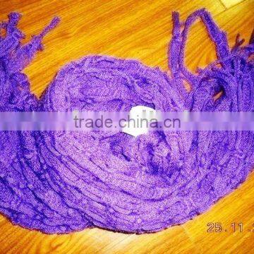 fashion lady acrylic knitted shawl