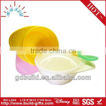 baby feeding bowl with spoon