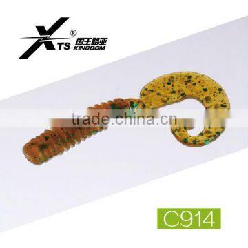 40mm 0.5g,50mm 1.2g,75mm 3.7g New Soft Fishing Lure Live Worms For Fishing