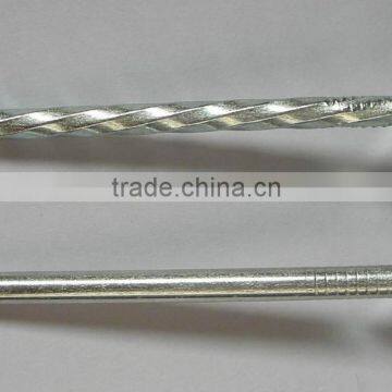 Galvanized umbrella Roofing Nails With Smooth/Twist Shank