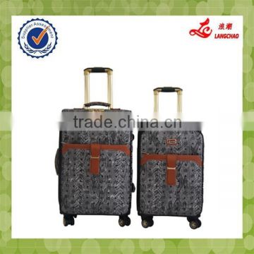 PU Leather Trolley Case Fashionable High Quality Hot Selling Travel Bags