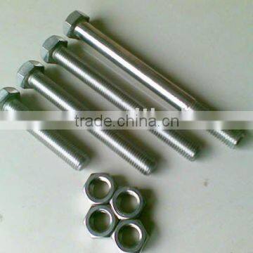 High strength hexagon bolts nuts