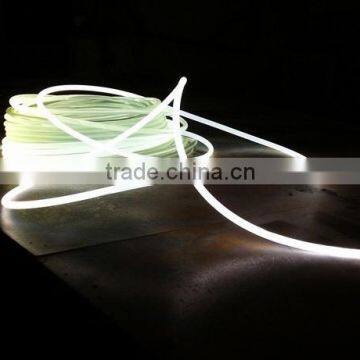 Swimming Pool Fiber Optic Lights Solid Side Glow Fiber Optic Lighting With Black& Transpartent PVC Shealth