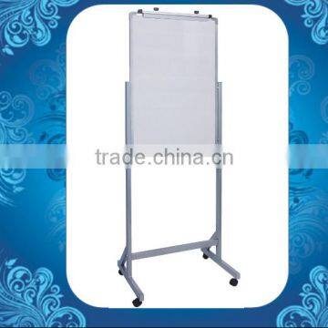 BW-VF# Hot sale Whiteboard Mobile Standard flip chart easel with wheel