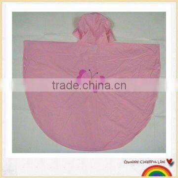 plastic pvc girl raincoat