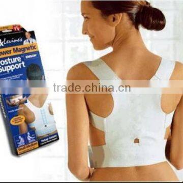 Power Magnetic Posture Sport Back Support Strap Postural Correction Belt