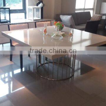 dining design table high gloss with steel