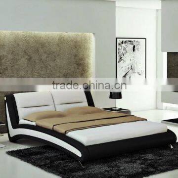 Europe Leather Bed Modern Style photo-2