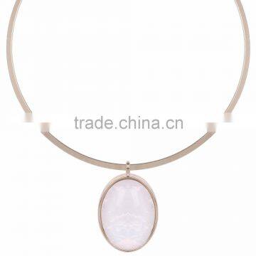 New Design Fashion Crystal Necklaces Women Luxury Statement Diamond Necklace Jewelry SKA8465