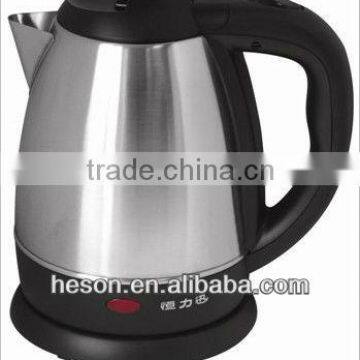 STAINLESS STEEL ELECTRIC TEAPOT KETTLE no plastic