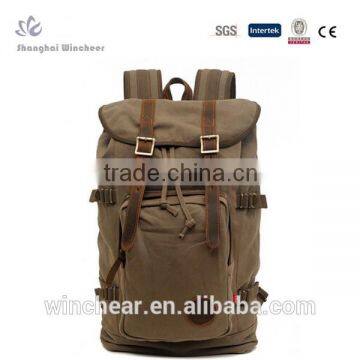 Multiple colors tactical military backpack 16oz canvas large capacityc hiking backpack