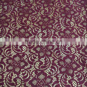 hot lace fabric with nylon cotton for garment material accessories TH-8812