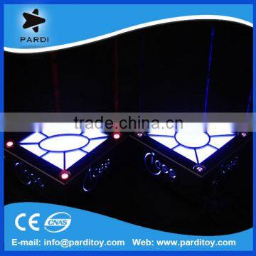 Diamond shape LED laser bottle stand glorifier