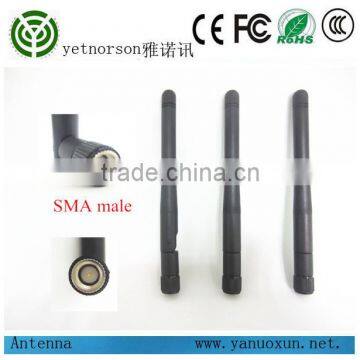 foldable Wireless rubber multi-band Omni-Directional 3dbi 900/1800 mhz GSM Antenna With SMA male