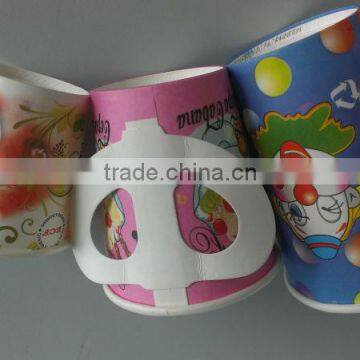 Single PE coated paper cup making machine with handle