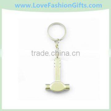 Alloy Hammer Shaped Love Keytag/Keychains/Key Fob For Valentine's Day