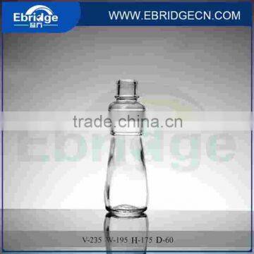 Clear 235ml glass vodka bottles wine beverage bottle juice bottle