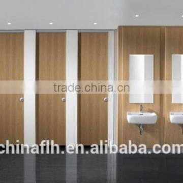 Commercial Interior WC Lavatory Compact Hpl Toilet Cubicle Partitions Bathroom Stall