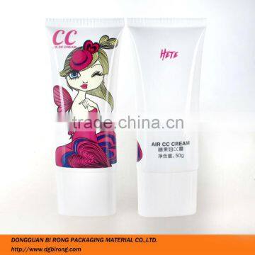 Hot Sale Oval White CC Cream Tube