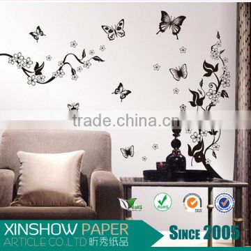 Best selling butterfly flower wall stickers home decor