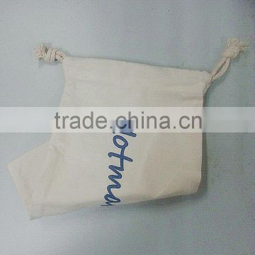 Recycled Material High quality Cotton Drawstring Shoe Bag