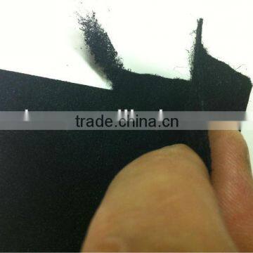 Activated carbon nonwoven filter fabrics or felt