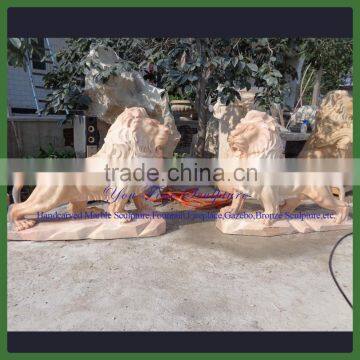 Outdoor Garden Stone Lion Statue