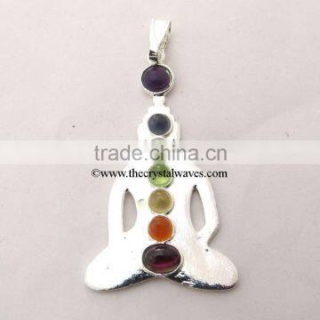 Buddha Chakra Metal Pendant