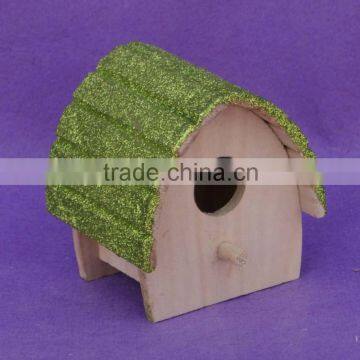Cheap Handmade Christmas Wooden Carved Bird House photo-6