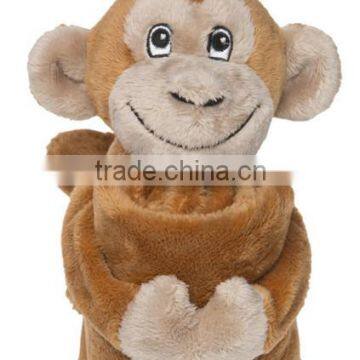 blanket monkeyplush monkey blanket/wholesale monkey blanket