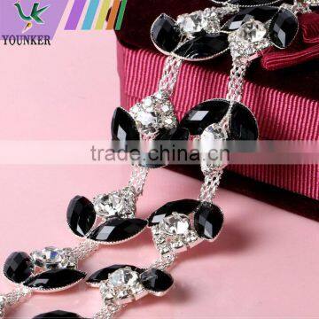 Bling Bling Fashion latest Fancy Rhinestone Cup Chian For Garments,bags,shoes decorations YSC11