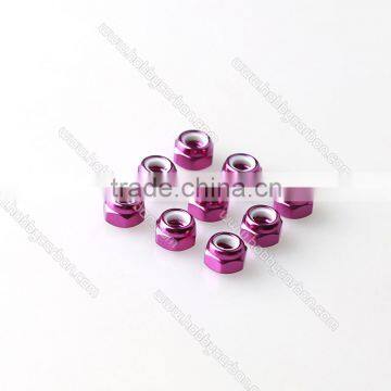 Anodised Aluminum Lock Nut, Nylon Nut for M3 M4 M5 Screws