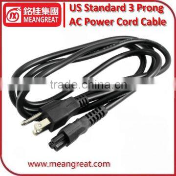 US Standard 3 Prong AC Power Cord Cable photo-3