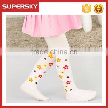 V-233 Baby girl knitting pretty princess pantyhose baby leggings witn flower dance socks