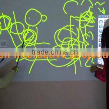 IR magnetic dual pen interactive whiteboard