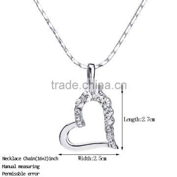 18k Fashion Gold Heart Jewellery Designs Statement Necklace 2015 Supplier's Choice photo-4