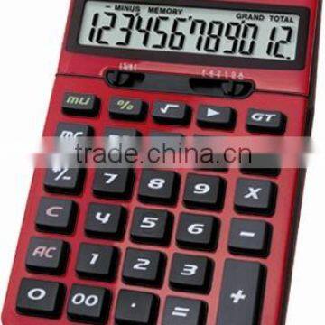 electronic calculator desktop calculator with red color KT-1000L