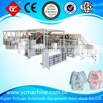 Automatic Full Servo Pull Up Baby Diaper Machine/Baby Pull Up Pants Machine