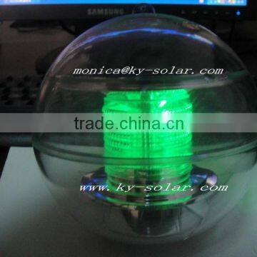 rotating color changing solar floating ball light