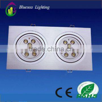 double 9W LED downlight