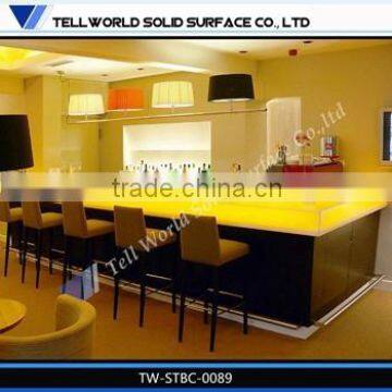 luxury LED bar counter, home bar counter designs