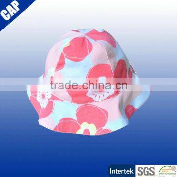 Children all oven printing 100% cotton bucket hat