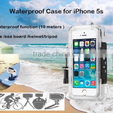 waterproof video camera for iphone 5/5s case mount kit