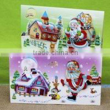 2016 new 3D Chrismas card with custom handmade card