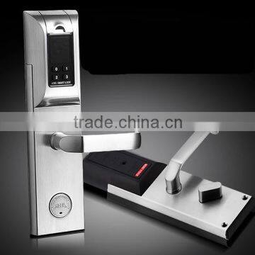 Fingerprint and Card Door Access Control Lock With Battery Adel Biometric Door Lock Good Quality eu Stype photo-4