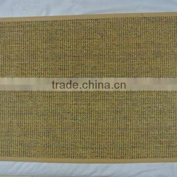 latex back sisal wool carpet for home living room use