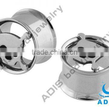 TYPES OF EAR PLUGS TUNNEL 316L STAINLESS STEEL